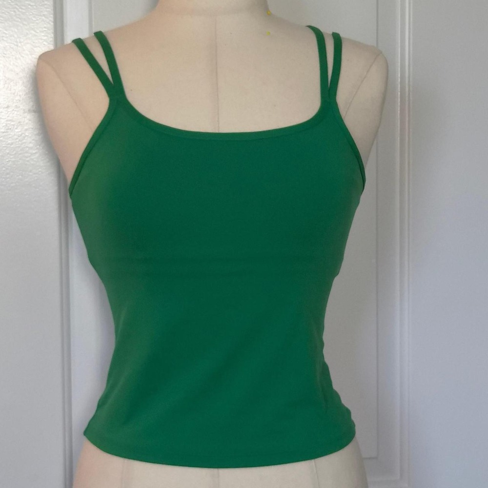 Under Armour Camisole Womens Small Green Excellent Double Strap Y-Back Tank
